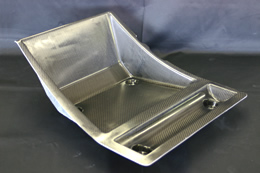 Carbon and heel plate/foot rest Nv